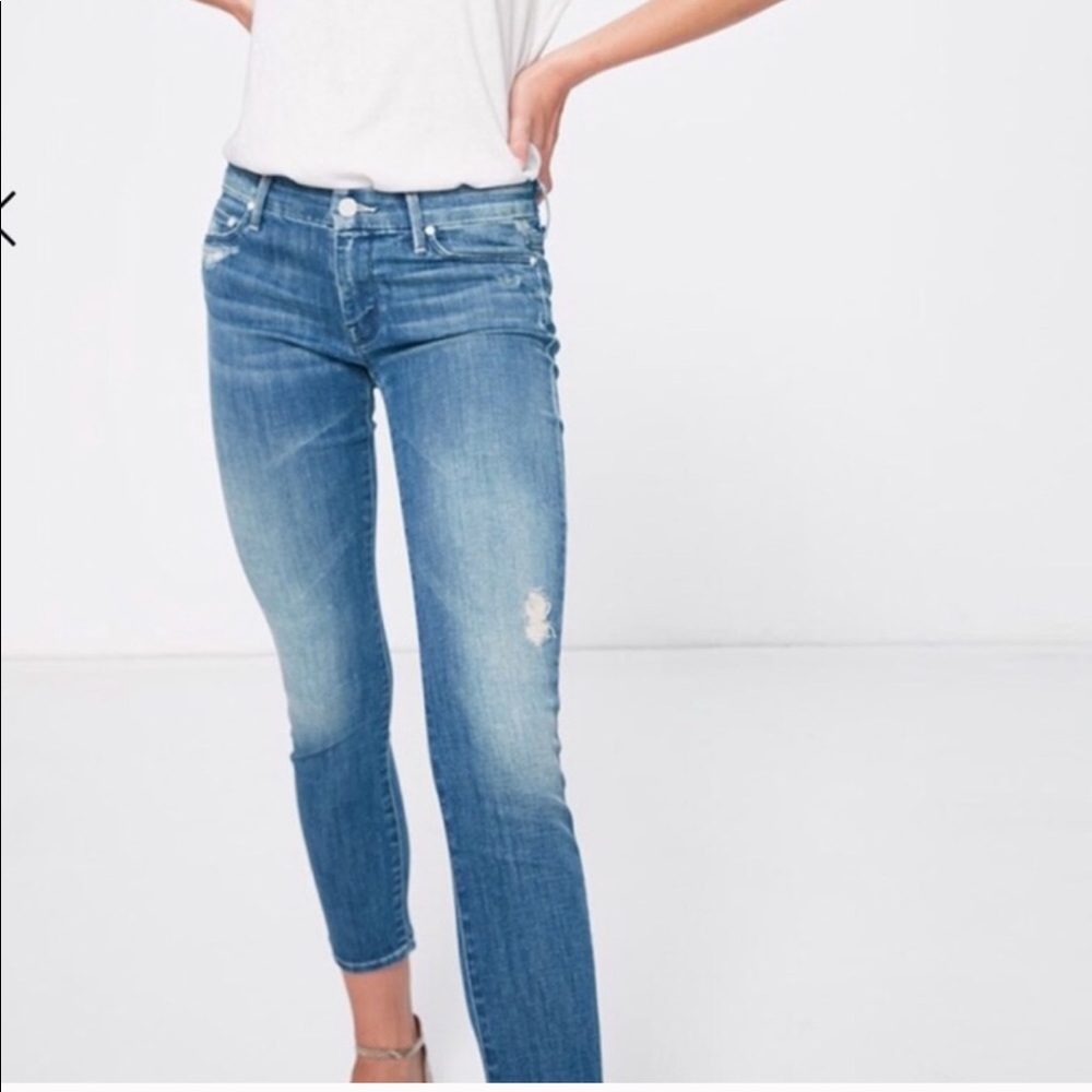 Mother The Looker with zipper size 29 light wash